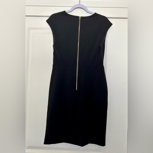 Alexia Admor Black Mini Surplus V-Neck Dress Size M - Picture 8 of 8